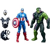 Marvel Avengers VenomVersus Titan Hero Serisi Venom Etkili Captain America ve Venom Etkili Hulk Aksiyon Fig&uuml;r&uuml; 2&rsquo;li Paket, 30