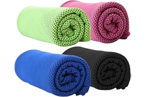 Barrageon Ultraleicht Sporthandtuch Weich Kühl-Effekt Handtücher Set für Fitness Studio Laufen Trekking Wandern Schnelltrocknend Saugfähig