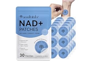 YIJIAXINGZHOU Patchs NAD pour homme et femme, patch NAD+ pour énergie et vieillissement sain, patchs NAD Plus Advanced Total Recovery Patchs, approvisionnement de 30 jours