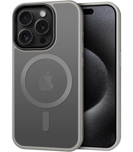 Doupi Transparente Schutzhülle Für IPhone 15 Pro (6,1 Zoll) – Ultra-dünn, Kabelloses Laden Unterstützt, Kratzfest & Leicht