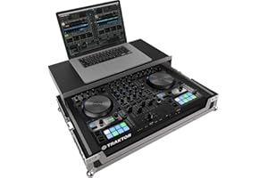 PEP FC-S4 MK3 Flight Case with Laptop Tray Suitable for Native Instruments Traktor Kontrol S4 MK3 DJ Controller