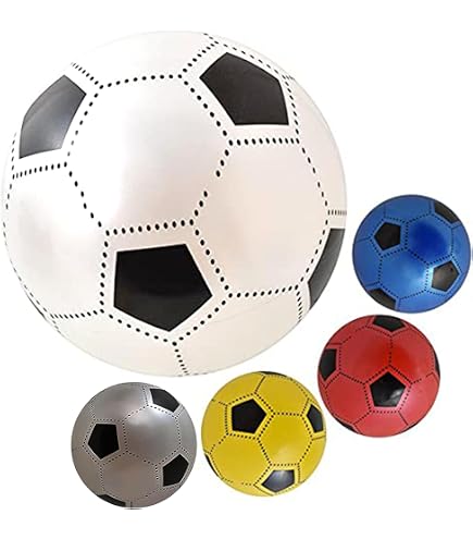 Ballon De Football Arc-en-ciel PVC - 20 Cm Gonflé - 1 Pièce (couleur Aléatoire)