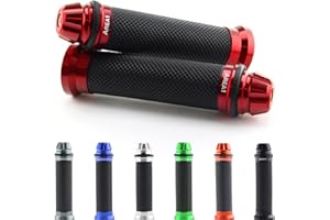 ‎AREA1 Universal Motorrad/Roller Lenkergriffe Griff Griffgummis 22/24-25mm (Dome)