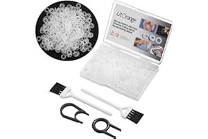 Litorange 500 piezas de silicona 40 A transparentes universales amortiguadores de interruptor de junta tórica de sellado de teclas (mejor que la goma) para teclado Cherry MX Switch y teclas de teclado