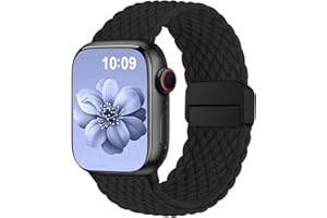 Higgs Pleciona bransoletka kompatybilna z Apple Watch 46 mm, 45 mm, 44 mm, 49 mm, 40 mm, 41 mm, 42 mm, 38 mm, dla kobiet i mężczyzn, dla kobiet i mężczyzn