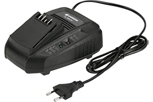 Gardena Cargador rápido AL 1830 CV: adecuado para todas las baterías de POWER FOR ALL 18 V, tiempo de carga de batería de 2,5 Ah 60 minutos, indicador de estado LED para el nivel de batería (14901-20)