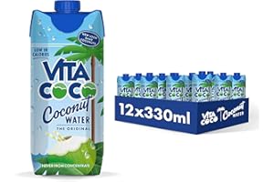 Vita Coco Pure Coconut Water Naturally Hydrating, Packed With Electrolytes, Gluten Free, Full Of Vitamin C & Potassium12x330ml