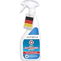 Patronus Anti Bettwanzen-Spray zur Bettwanzen-Bekämpfung 500ml - biologisch abbaubares Mittel gegen Bettwanzen…