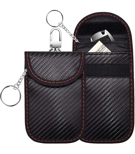 Lot De 5 Sacs Faraday Thorder - Pochettes Étanchées Ignifuges Anti-RFID Pour Clés Voiture, Téléphone, Ordinateur Portable