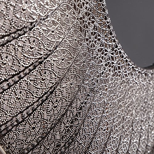 RUNDER METALL WANDSPIEGEL „MARY“ | 78 cm, silber | Spiegel mit Rahmen, Wanddekoration - 4