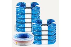 KMKMVV Pack of 9 Nappy Disposal Refills For Angelcare Nappy Bin Liners Nappy Pails System Nappy Bin Refill