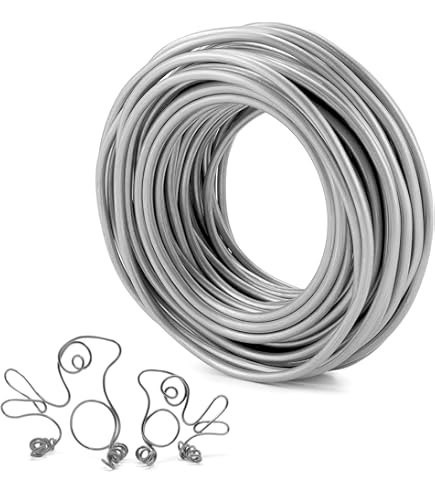Fil De Bricolage 3 Mm - Fil De Bricolage - 10 M - Fil épais - Fil En Aluminium Flexible Pour Travaux Manuels, Fabrication De Bijoux, Fil De