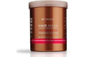 CRIOXIDIL - Mascarilla Reparadora Cabello - 1000 ml - para Pelo Seco y Dañado - con Keratina Hidrolizada y Rosa Mosqueta - Repara la Fibra Capilar - Regenera la Dermis del Cuero Cabelludo