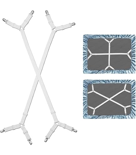 4 stuks Lakenhouders met Vergrendelstrip Antislip Hoekbevestigers voor Lakens Houd Lakens Strak Alle Matrasmaten Hoeslaken Fixatieclip Houder kopen vanaf een prijs van 7.9