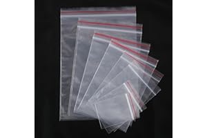 NEWLNG Nuevas Bolsas de Plástico Transparentes con Cierre - 600pcs Resellables, Pequeñas (5cmX7cm), Bolsas Herméticas, Disponibles en Varios Tamaños
