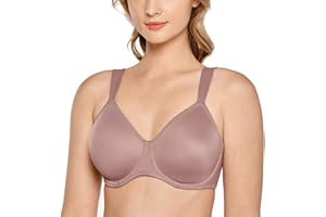 DELIMIRA Soutien-Gorge Minimiseur pour Femme avec Armatures, Grandes Tailles, sans Rembourrage