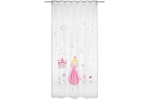 Clever-Kauf-24 Fertigschal Prinzessin | BxH 140x245cm | mit verdeckten Schlaufen | fürs Kinderzimmer |