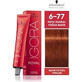 Schwarzkopf Igora Royal Sa&ccedil; Boyası 60ml-No - 6.77 Yoğun Bakır Koyu Kumral