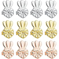 300 Pezzi Supporti Per Orecchini - Invisibili, Alzacristalli In Silicone - 3 Colori (bianco, Trasparente, Arancione) - Proteggi Lobi - 2