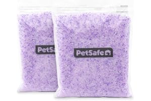PetSafe - ScoopFree Premium Litière pour Chat Non Agglomérante en Cristal - Contrôle des Odeurs, sans Poussière - Lavande, Paquet De 2