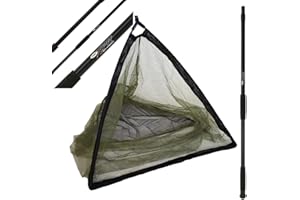 DNA Leisure 36" Carp Coarse Fishing Landing Net Metal Spreader with 2M Telescopic Handle