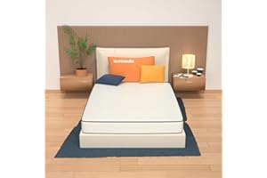 miasuite i sogni italiani Materasso Una Piazza e Mezzo 120x190x20 Cm, in Waterfoam, Ortopedico, Dispositivo Medico - Primavera