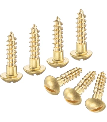DIY Flat Belt Screw Leather Craft Chicago Stud Heads Nail Brass Solid DIY Flat Belt Screw Leather Craft Chicago Stud Heads Nail Brass Solid