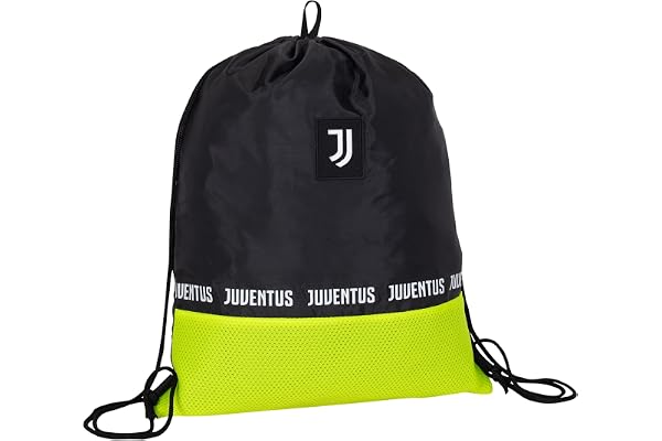 Seven JUVENTUS magisk teamväska för pojkar, dragsko, barn, pojke, fotboll, officiell produkt, present, sport, skola