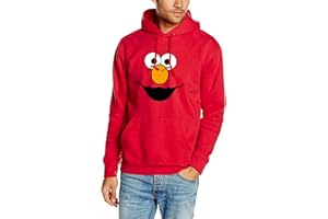 EL DESVÁN NERD Happy Elmo - Sudadera con Capucha