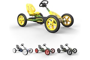 ‎BERG TOYS BERG Gokart Buddy John Deere | Kinderfahrzeug, Tretauto mit Optimale Sicherheid, Luftreifen und Freilauf, Kinderspielzeug geeignet für Kinder im Alter von 3-8 Jahren,Grün_gelb