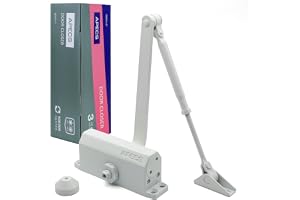 APECS Automatisk hydraulisk dörrstängare innerdörr och ytterdörr, breda dörrar upp till 85 cm vikt upp till 45 kg