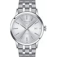 Tissot mens Classic Dream Stainless Steel Dress Watch Grey T1294071103100