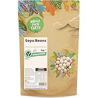 Wholefood Earth - Soya Beans 3 kg | GMO Free | Natural | Vegan | High Fibre | High Protein