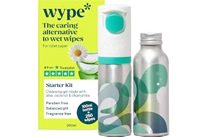 Wype | Starter Kit & Refill Bundle | Toilet Roll Gel | Flushable Wet Wipe Alternative | Holiday Essentials | 1 x Applicator +
