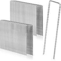 Piquets De Tente En Acier 30 Cm - Lot De 6, Forme En J, Pour Ancrage Tente, Trampoline, Auvent (Sol Dur) - 3