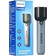 Philips 3 Mode Flashlight, 2000mAh Li-ion Battery, 400 lm, IP44, Type-C, SFL1181/56 Torch (Grey, 17.8 cm, Rechargeable)