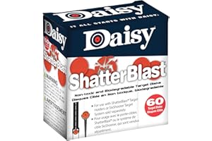 GAMO Daisy Outdoor Products Shatterblast Targets (60 ct.) (5,1 cm), Arancione