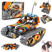 3-in-1 Technik-Roboter-Bauset Für Kinder – Ferngesteuert Per App, Programmierbar, Mit LED-Augen – Geschenk Für Jungen & Mädchen Ab 6 Jahren