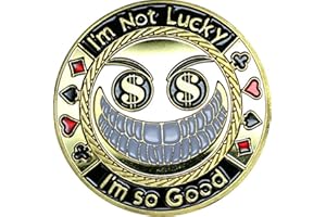 POKEO Carte de poker Protecteur/Protection d'écran - I'm Not Lucky im So Good