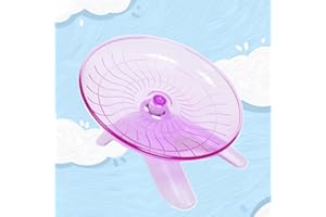 Tianlong Flying Saucer Hamster Wheel, Silent Spinner for Hamster, Syrian, Guinea Pig, Chinchilla, Pet Mice