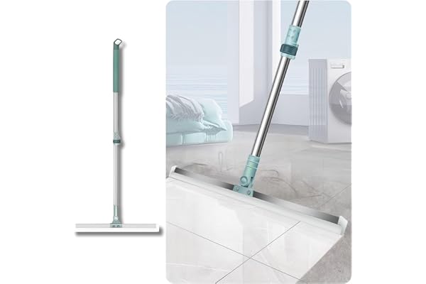 PADAR Magic Broom Sweeper for Floor Cleaning Multifunctional Silicone Wiper Mop with Extendable Handle Wet & Dry Use Bathroom Floor Wiper & Window Squeegee Viper for Home(Multicolor)