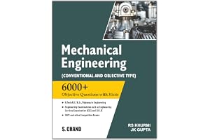Mechanical Engineering : (Conventional and Objective Type) | 6000+ Questions with Hints | B.Tech/B.E/B.Sc | UPSC, IES, ESE and SSC JE Engineering Exam, Gate & Other Competitive Exams 2025