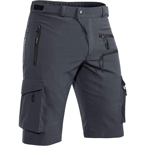 Herren Cargo Shorts Sommer - Stretch Baumwolle Mit Multi-Taschen, Große Größen