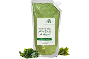 B.O.T COSMETIC & WELLNESS Otul odchudzająca 2 w 1 Żel aloesowy i wodorostowy Morski Antycellulitowy Nawilżający Odchudzający Detox Pielęgnacja Odchudzająca (500 ml)