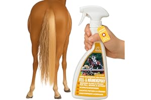EMMA Cuidado del Pelaje Caballo I Brillo Spray de Cola y Crin 500ml - Cuidado del Caballo