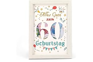 HSDSH 60. Geburtstag Geldgeschenk, Geschenke zum 60 Geburtstag Mann/Frau, Geldgeschenke Geburtstag, Geschenk 60. Geburtstag Witzige & Kreative Geschenkideen zum 60, Geschenke für Freunde, Familie
