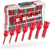 Orijinal Einhell M-CASE 7 par&ccedil;a fayans delme ucu seti (kuru kesim i&ccedil;in M14 bağlantılı, 7 mm elmas kaplamalı, uzun kullanım &ouml;m
