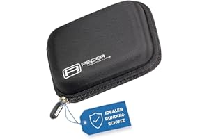 Pedea Hardcase Kameratasche für Kompaktkamera schwarz, passend für Canon IXUS 145, 160, 165 / Canon PowerShot G7 X, SX610 HS/Panasonic DMC-TZ41, DMC-TZ58 / Sony DSC-HX60, HX90, RX100 III, TX30, W810