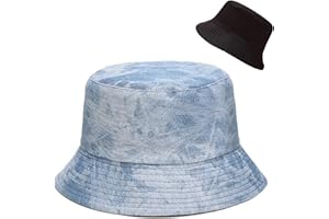 XYIYI Bobs Chapeau Réversible Seau Chapeau Pêche Chapeau De Soleil pour Femmes Filles