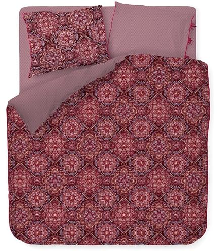 Mimex Pip Studio Home – Federa Per Cuscino Con Motivo Floreale Rosso 30,5x50,8 Cm